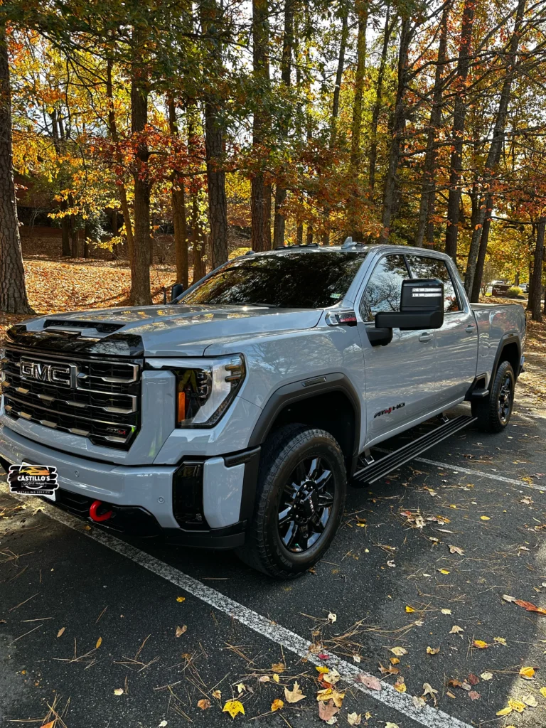 GMC Sierra truck exterior detail