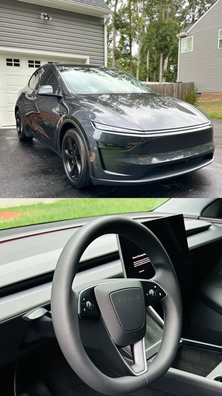 Tesla interior detail