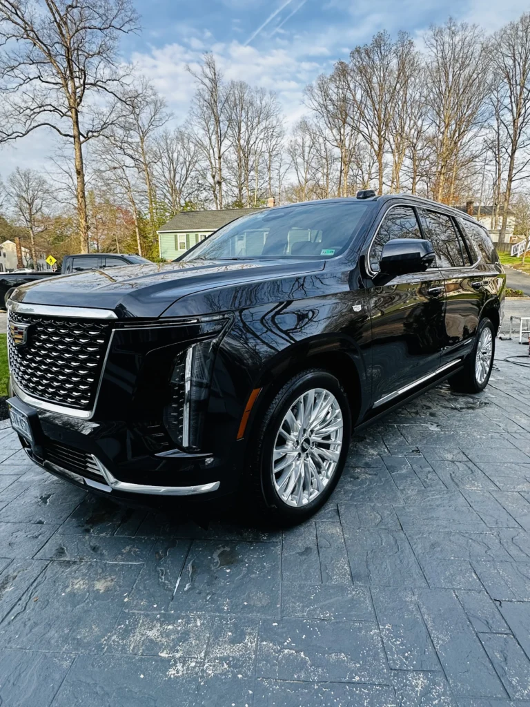 Black Cadillac Escalade exterior