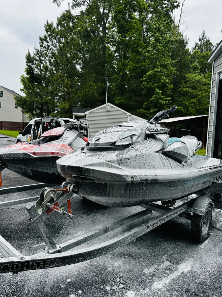 Boat Detailing result by Castillo’s Detailing, Richmond VA