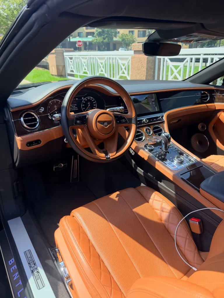 Bentley interior detail