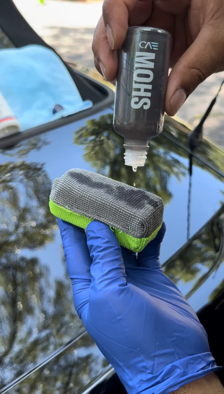 Ceramic coating application